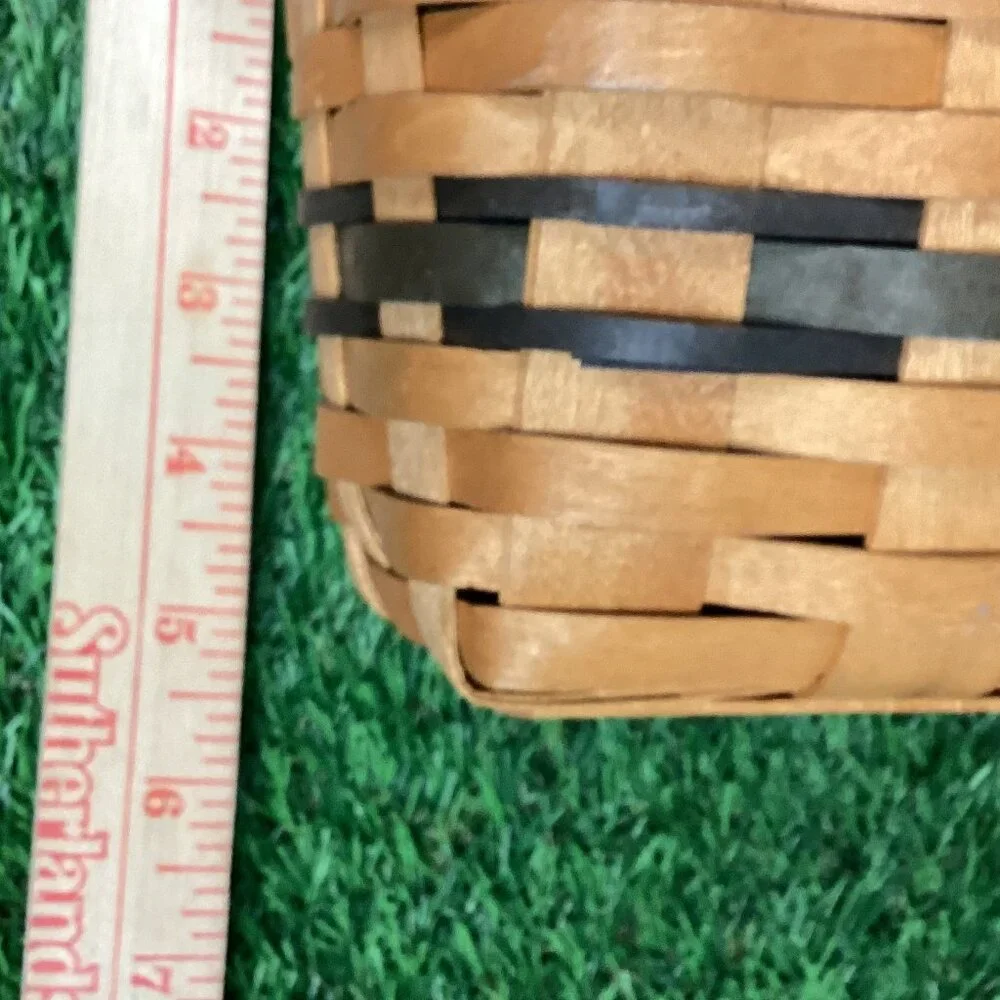 Longaberger Baskets Bread Handwoven Basket USA Made Lined